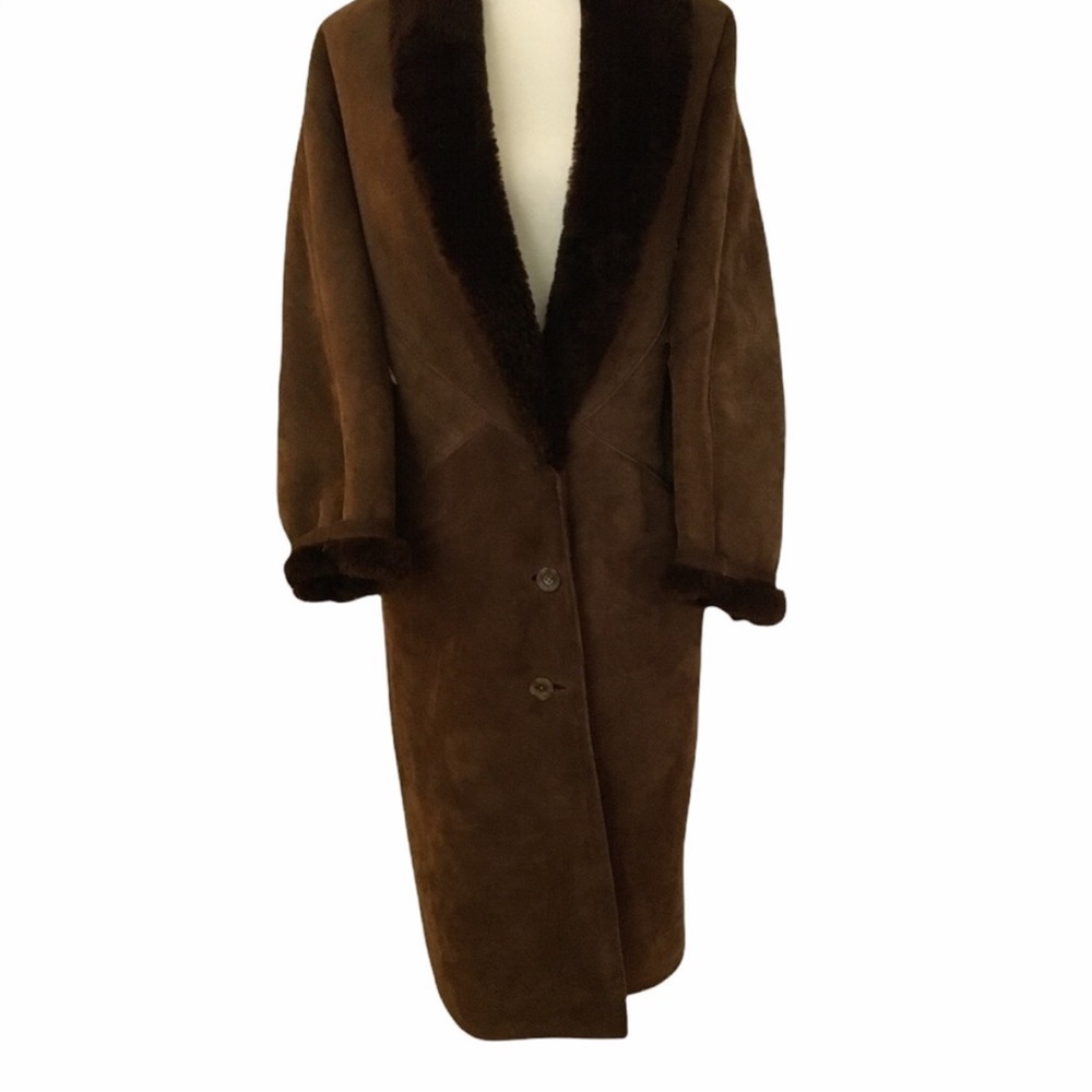 Authentic Shearling Suede Coat